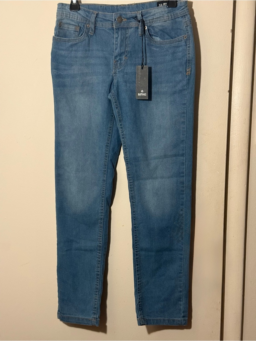 Buffalo David Bitton Women's Skinny Jeans in Light Blue Wash